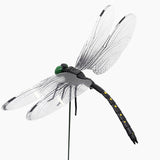 2026 New 40 Pcs Dragon Fly Clips for Bugs Repellent, 3D Artificial Dragonfly Hat Clip, Dragonfly Garden Decor (10PCS)