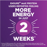 Ensure Max Protein Shake | Milk Chocolate | Ready to Drink | 30g Protein for Muscle Health | 1g Sugar, 4g Fiber | 11 fl oz, 12 Pack