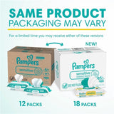 Sensitive Baby Wipes Bulk Pack – 1008 Count Water-Based Unscented Fragrance-Free Wet Wipes with Flip-Top Dispenser for Delicate Skin Support