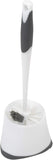 Clorox Under-Rim Toilet Bowl Brush with Corner Storage Caddy, 16 x 5 x 5.5 in