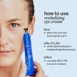Revitalizing Eye Cream by Cocokind, Depuff & Reduce Fine Lines and Wrinkles, Cream for Firmer and Brighter Looking Eye Area, Hydrating with a Cool Metal Applicator Tip, 0.5 Fl Oz