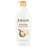 Jergens Shea Butter Hand and Body Lotion, Deep Conditioning Moisturizer, 3X More Radiant Skin, with PLre Shea Butter, Dermatologist Tested, 26.5 Oz