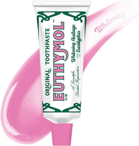 EUTHYMOL Whitening Toothpaste (3.7fl oz) - Stain Removal in 2 Weeks, Long-Lasting Freshness for Sensitive Gum & Teeth. Bad Breath, Cavity Prevention. Recyclable Aluminum Tube