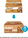 Quest Nutrition Chocolate Chip Cookie Dough Protein Bars, High Protein, Low Carb, Gluten Free, Keto Friendly, 12 Count