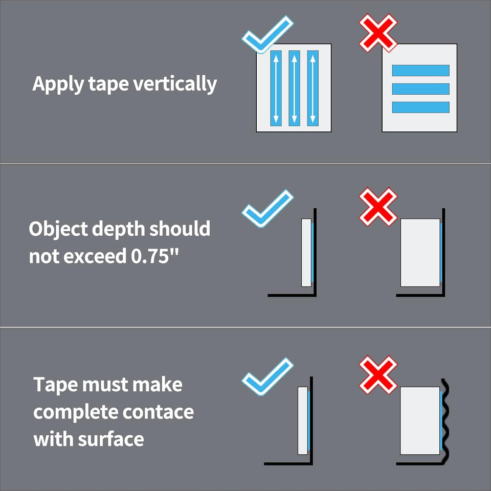 Art3d Double-Sided Mounting Tape (10FT), MultiPLrpose Removable Adhesive Foam Tape, Transparent, Household