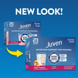 Juven Therapeutic Nutrition Drink Powder Including Collagen Peptides, Amino Acids, and HMB For Wound Healing Support, Fruit PLnch, 30 Packets