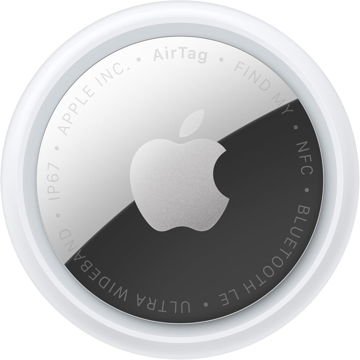 Apple AirTag (2nd Generation): Tracker for Keychain, Wallet, and More; Locator with Sound; Simple One-Tap Setup with iPhone or iPad; Key Finder with up to 1.5X Precision Finding Range*