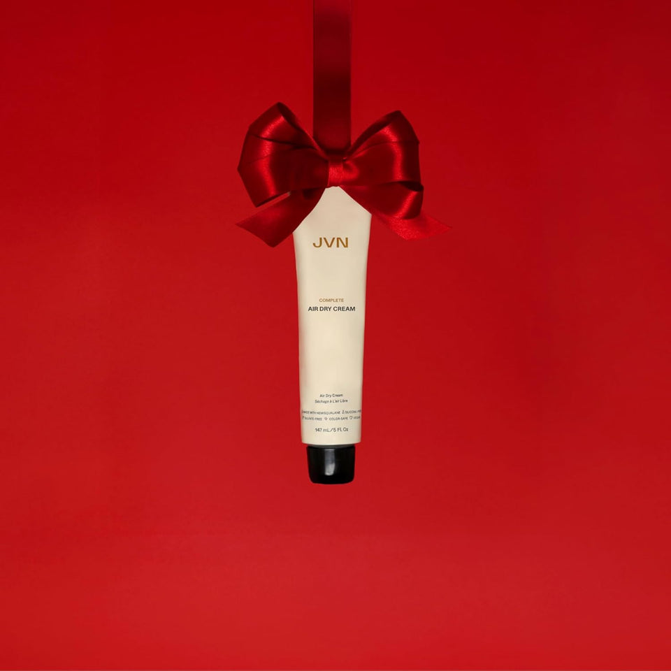 JVN No Heat Complete Air Dry Cream, 5 Fl Oz, Hair Smoothing Cream Enhances Your Natural Texture, Curl Cream and Wavy Hair Products, Silicone Free