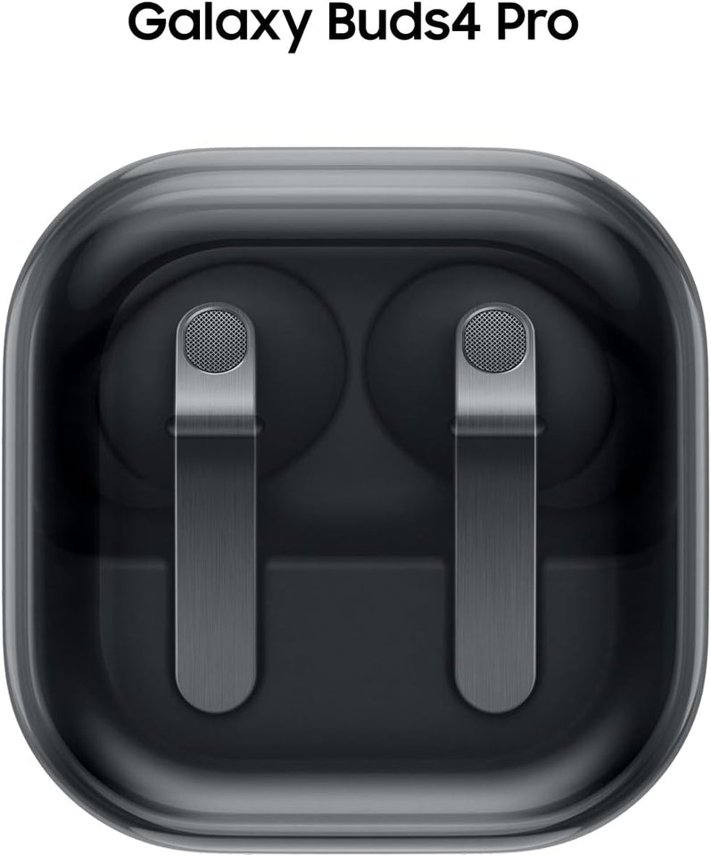 Samsung Galaxy Buds 4 Pro (2026) AI True Wireless Bluetooth Earbuds + $30 Gift Card, Hi-Res Audio, 2-Way Speaker, ANC 2.0, Optimized Comfort, IP57, Live Translation, Black [US Version, 2 Yr Warranty]