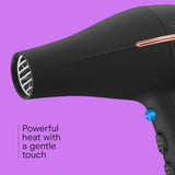 INFINITI PRO by CONAIR Hair Dryer, 1875W Blow Dryer with Diffuser and Concentrator, Ceramic Technology, 3 Heat & 2 Speed Settings, Cold Shot Button, Black