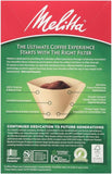 Melitta #4 Cone Coffee Filters, Natural Brown, 100 Count (Pack Of 3), 300 Total Filters - Fits all 8-12 Cup Cone Coffee Makers and Pour-Overs, Compostable, Tear-Resistant
