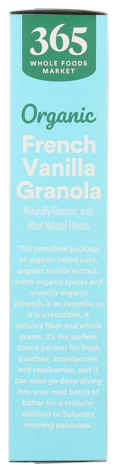365 by Whole Foods Market, Organic French Vanilla Almond Granola, 17 Ounce