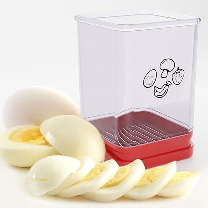 Fruit Slicer Cup, Speed Cutter for Strawberry Banana Grape Egg, Stainless Steel Vegetable Cutting Kitchen Gadget, Kitchen Portable Slicing Tool (1 pcs)