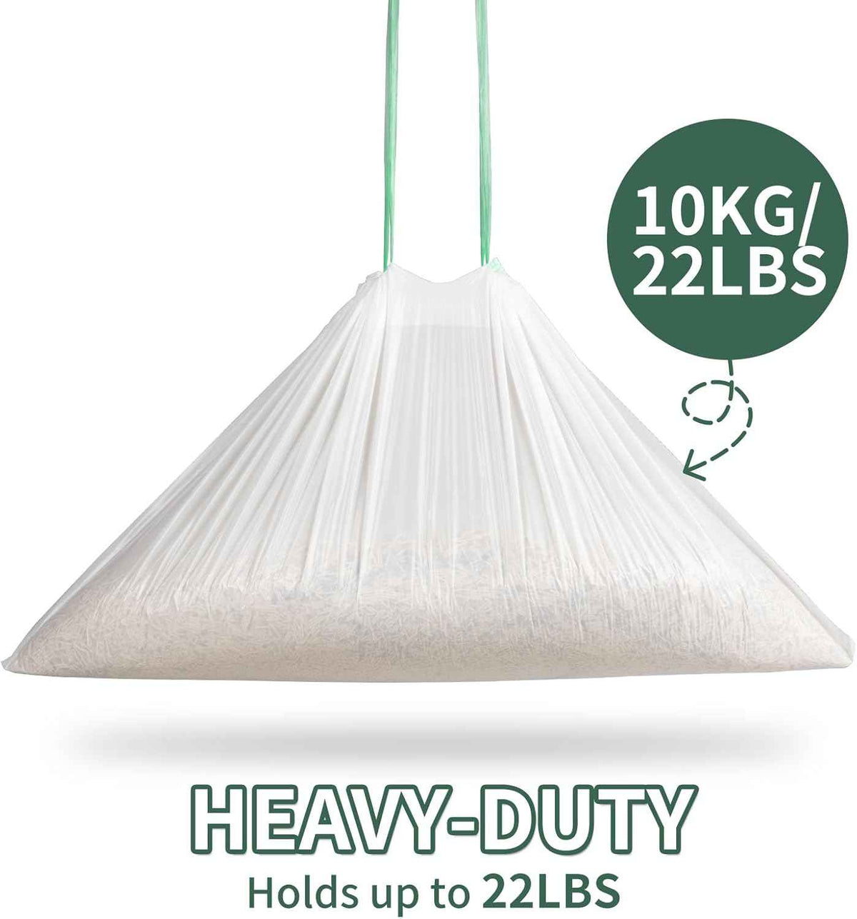 ANWA 40 Count Cat Litter Box Liners for Automatic Cat Litter Box and Litter Box Robot 4/3, Heavy-Duty, Extra Thick