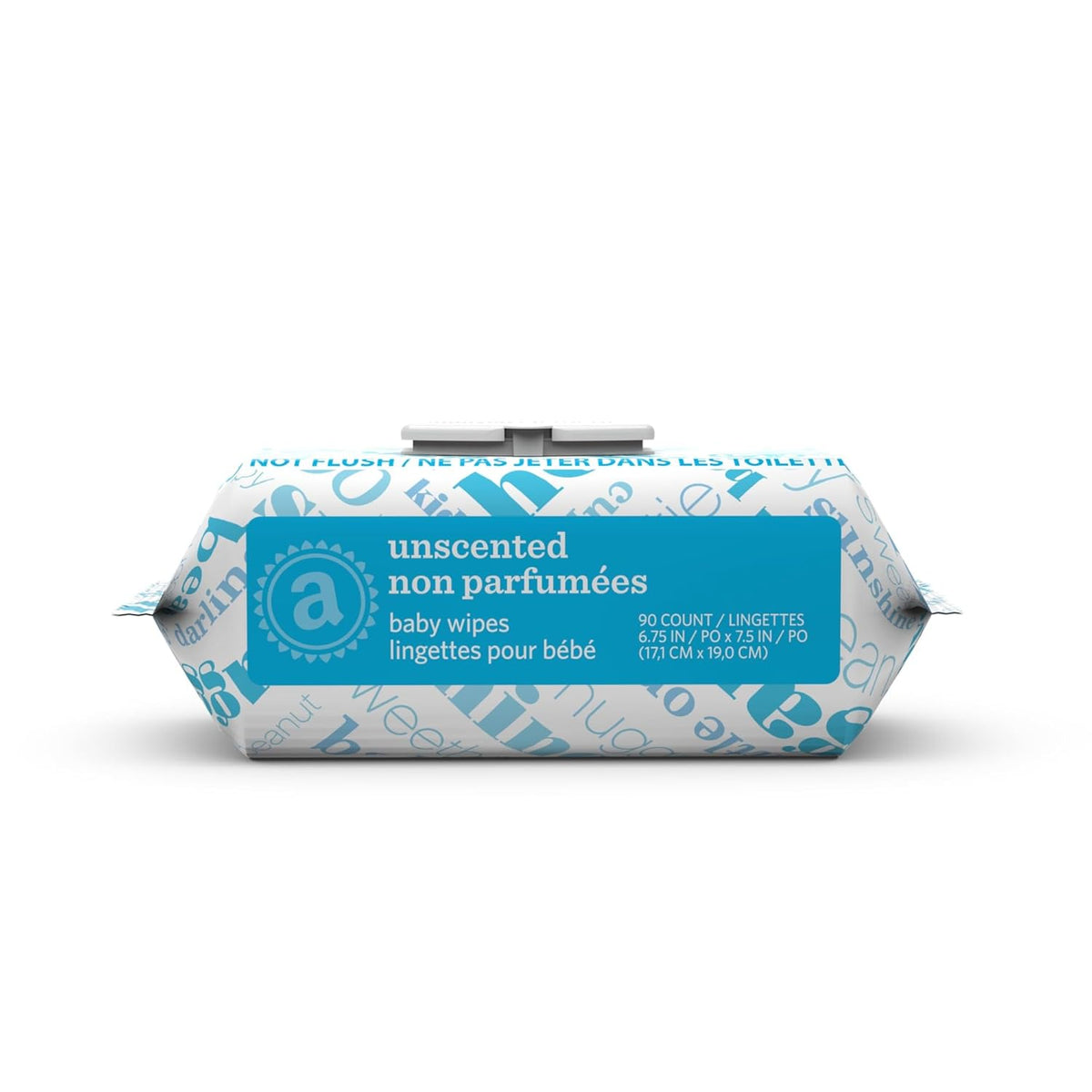 Amazon Elements Baby Wipes, Unscented, Alcohol-Free, With Aloe and Vitamin E, 810 Count, Flip-Top Packs