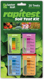 Rapitest Soil Test Kit for Gardens, Vegetables, Flowers and Lawns. USA designed and assembled soil tester completely, quickly and accurately measures/analyzes soil pH acidity and garden nutrients.
