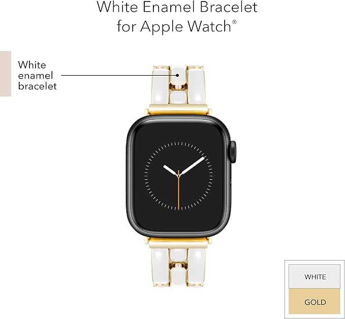 Anne Klein Fashion Bracelet for Apple Watch, Secure, Adjustable, Apple Watch Replacement Band, Fits Most Wrists