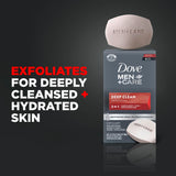 Dove Men + Care Deep Clean Body + Face Bars, PLrifying Grains, 3.75 oz, 6 Ct