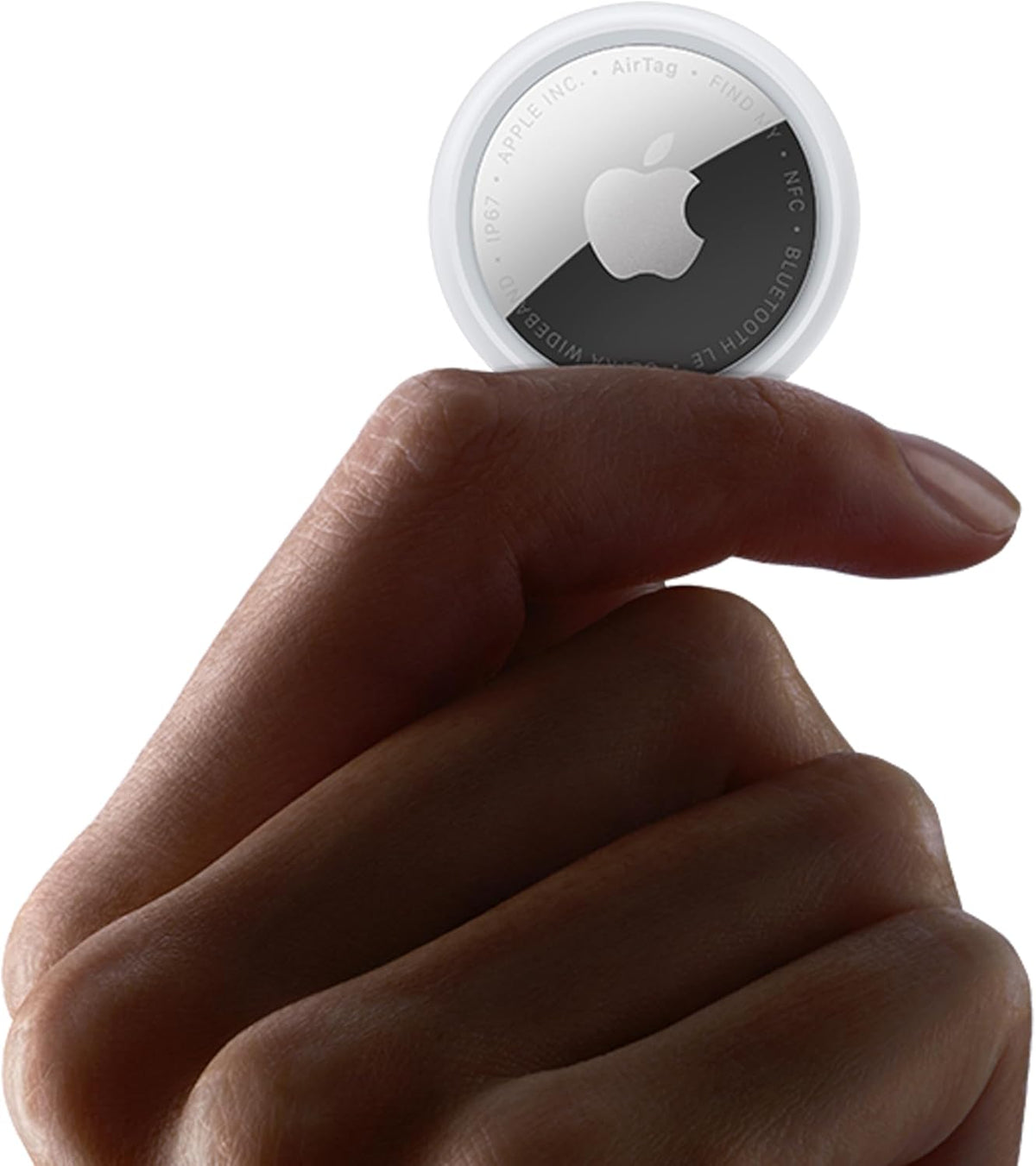 Apple AirTag (2nd Generation): Tracker for Keychain, Wallet, and More; Locator with Sound; Simple One-Tap Setup with iPhone or iPad; Key Finder with up to 1.5X Precision Finding Range*