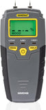 General Tools MMD4E Digital Moisture Meter, Water Leak Detector, Moisture Tester, Pin Type, Backlit LCD Display With Audible and Visual High-Medium-Low Moisture Content Alerts, Grays