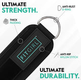 FITGIRL Ankle Strap for Cable Machine – Premium Padding and Comfort for Cable Exercise Machines, Cable Exercise Attachment for Home & Gym, Glute Workouts - Kickbacks, Leg Extensions, Hip Abductors