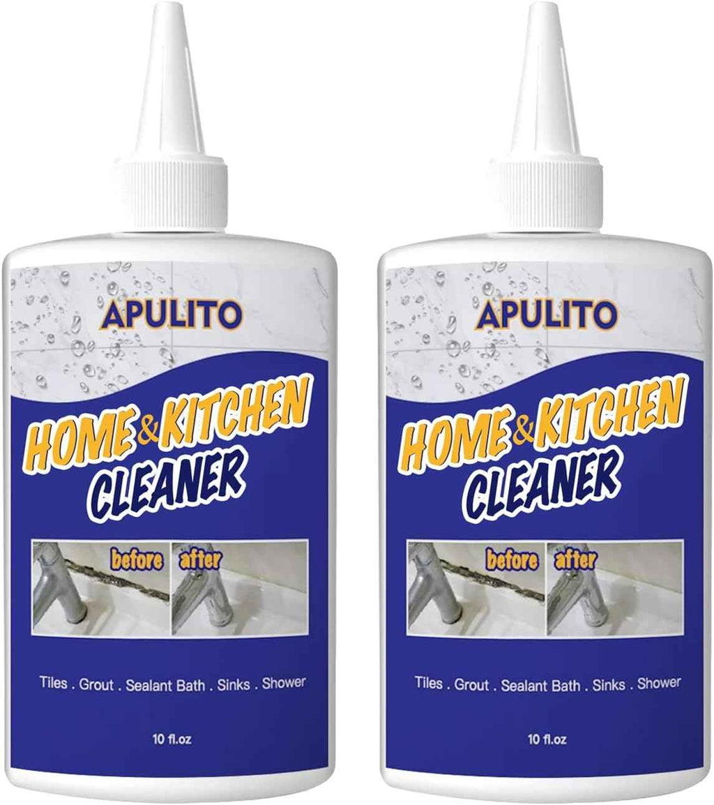 APULITO Household Cleaner Gel for Bathroom Shower Kitchen Tile Grout, Sinks Countertops 10 Fl Oz (Pack of 1)