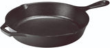 Lodge Seasoned Cast Iron Skillet - PFAS-Free, Non-Toxic Cookware - Use with an Oven, Stove, Grill, or Campfire - Naturally Non-Stick & Oven Safe - 10.25 Inches
