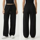 Common Stitch 3 Pack Wide Leg Fleece Lounge Sweatpants for Women — Deep Pockets, Relaxed Fit, Elastic Drawstring Waist