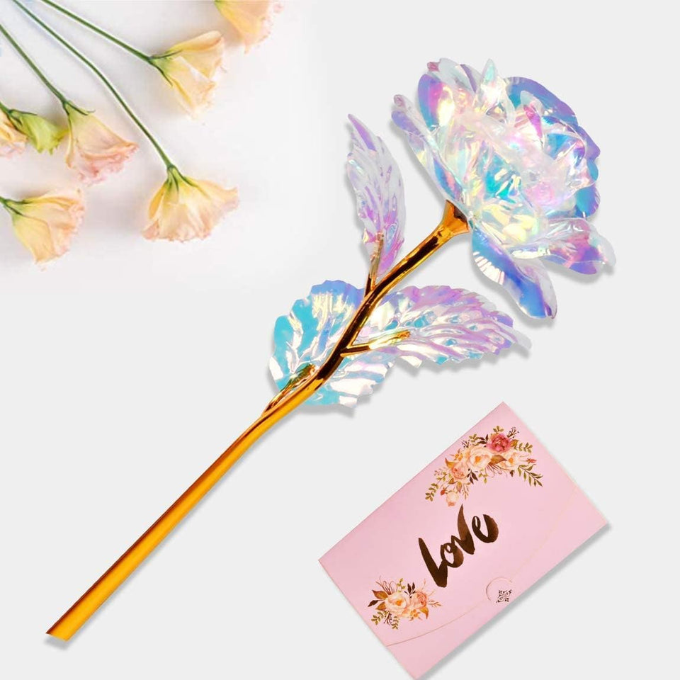 Tmacker Mothers Day Mom Gifts for Women Grandma - Artificial Rose Flowers with Vase Birthday Gifts for Mom Wife Her Valentines Day Anniversary Thanksgiving Wedding Christmas Galentines