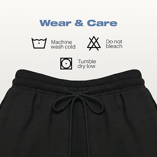 Common Stitch 3 Pack Wide Leg Fleece Lounge Sweatpants for Women — Deep Pockets, Relaxed Fit, Elastic Drawstring Waist