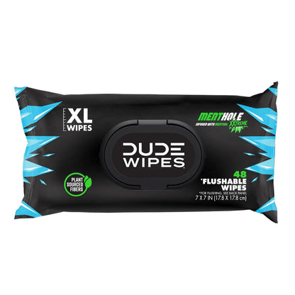 duke unscented extra-large adult wet wipes - 3 pack, 144 flushable wipes, septic and sewer safe
