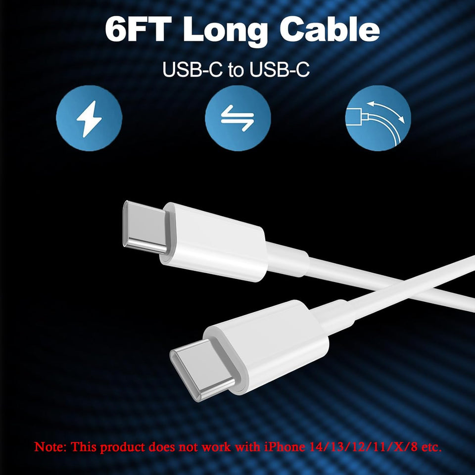 iPhone 17 16 15 Charger Fast Charging,20W Apple iPad USB C Fast Charger,2Pack 6ft USB C Wall Charger Block for iPhone 17/Pro/Pro Max/17 Air/ 16/16 Pro/16 Pro Max/15/Plus/Pro/Pro Max, iPad Pro/Mini - PureLivingMart