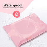 Fuxury Poly Mailers 14.5x19 Inch 50pc Shipping Bags for Small Business Mailing Envelopes for Clothing,Self Seal Shipping Envelopes Waterproof Poly bags Durable Packaging Bags Light Pink