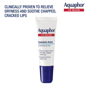 Aquaphor Lip Repair Ointment, Moisturizing Lip Balm Pack, Mothers Day Gifts, 0.35 Tube, Pack of 2