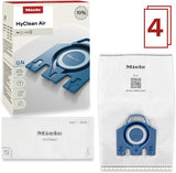 Miele Genuine AirClean GN Vacuum Cleaner Bags, 4 Bags Included, for Miele Complete C2 and C3 Vacuum Cleaners