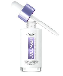 B00027DMSIL'Oreal Paris Collagen Moisture Filler Moisture Bounce Face Serum, Glow Serum with Collagen, Glycerin, and Squalane for Bouncy, Radiant, Hydrated Skin, Includes Sample
