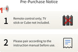 ORQRQO Replacement Remote for All Fire Series, TV Stick (HD, 4K, 4K Max, Lite), TV Cube and Omni, Insignia, Toshiba, Smart TVs, with Voice Control
