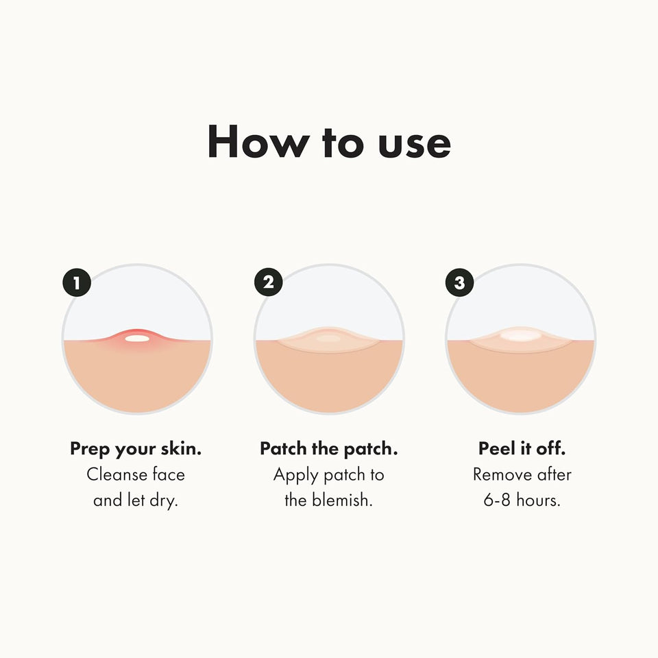 Mighty Patch Original patch from Hero Cosmetics – The #1 Hydrocolloid Acne Pimple Patch for Shrinking Zits and Whiteheads in 1 use; Nighttime Spot Stickers for Face and Skin (72 Count)
