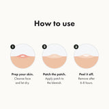 Mighty Patch Original patch from Hero Cosmetics – The #1 Hydrocolloid Acne Pimple Patch for Shrinking Zits and Whiteheads in 1 use; Nighttime Spot Stickers for Face and Skin (72 Count)