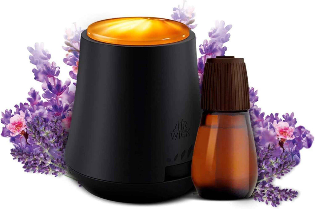 Air Wick Essential Mist Starter Kit, Lavender and Almond Blossom, Diffuser with 1 Refill