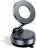 2026 Upgraded Vacuum Magnetic Car Phone Holder 360° Reinforced 96LBS Ultra Suction Cup Phone Mount for MagSafe Cell Phone Holders for Your Car/Gym/Mirror Mount for iPhone & Android