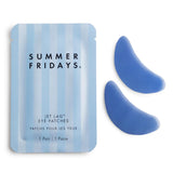 Summer Fridays Jet Lag Under Eye Patches - Hydrating & DePLffing Hydrogel Eye Masks with Caffeine & Peptides to Soothe & Refresh the Undereye Area (6 Pairs)