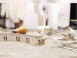 GDMINLO Soft Tape Measure Double Scale Body Sewing Flexible Tailor Craft Vinyl Ruler for Weight Loss Medical Body Measurement, Has Centimetre Scale on Reverse Side 60-inch（White）