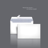 Amazon Basics #6 3/4 Security-Tinted Self-Seal Envelopes for Home & Office, White, 100-Pack