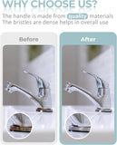 SXhyf Crevice Cleaning Brush - Grout Scrub Brush, House Cleaning Supplies, Gap Cleaning Tools, Home Essentials, Gifts for Women Men, Hard Bristle Crevice Cleaner Brush for Household Use, Bathroom