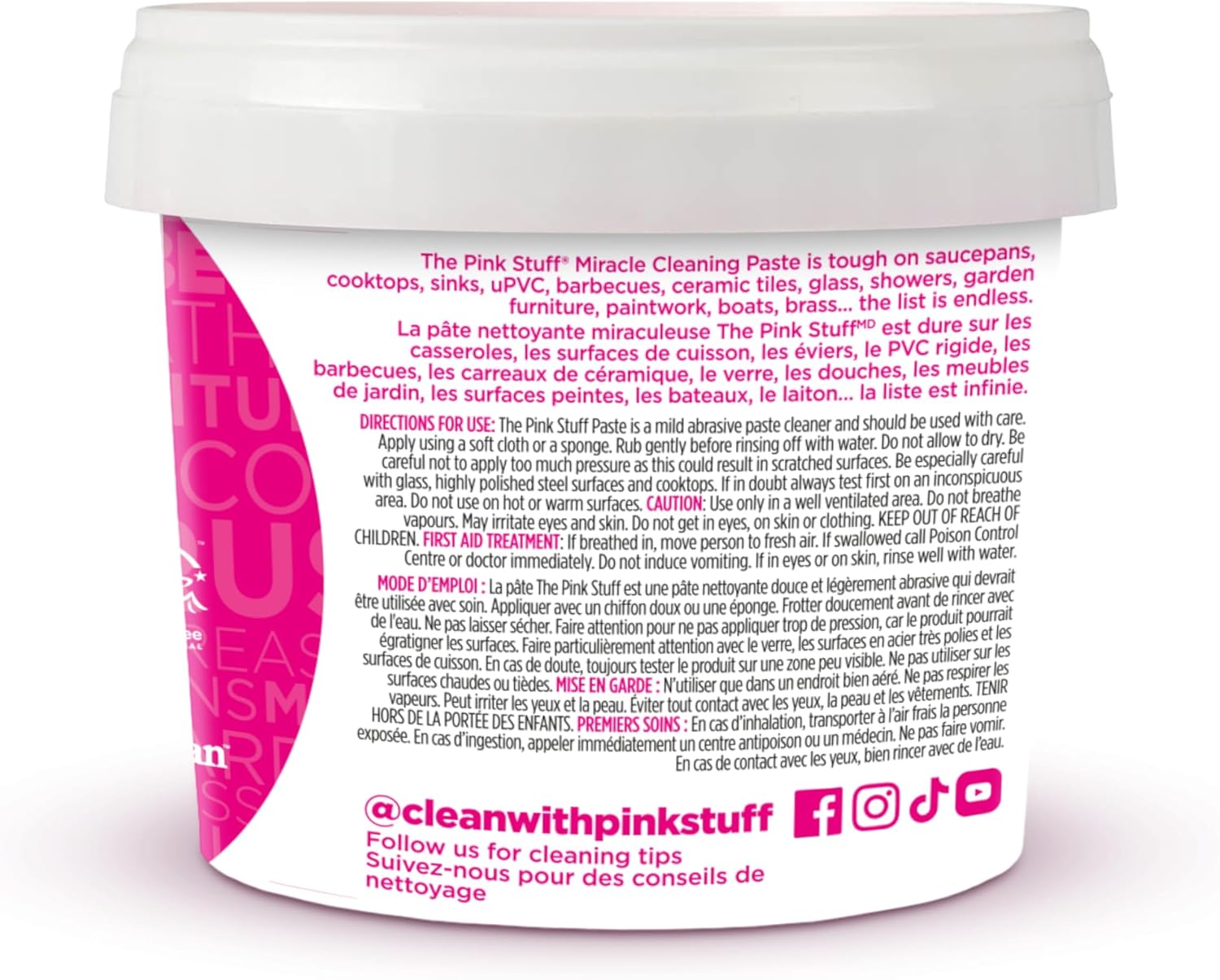 Stardrops The Pink Stuff Miracle Cleaning Paste – All Purpose Cleaner for Kitchens, Bathrooms & More