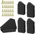 Anblak Mouse Station with Keys Black 6 Pack, Key Required Mouse Stations, Mice Stations, Keeps Children and Pets Safe Indoor & Outdoor