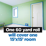 ScotchBlue Original Multi-Surface Painters Tape, 2 Inch Wide (1.88 in. x 60 Yds), 3 Rolls, Blue Paint Tape Protects and Removes Easily, Masking Tape for Indoor and Outdoor Use (2090-48EP3)