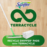 Swiffer Sweeper 2-in-1 Mops for Floor Cleaning, Dry and Wet Multi Surface Floor Cleaner, Sweeping and Mopping Starter Kit, Includes 1 Mop + 19 Refills, 20 Piece Set - PureLivingMart