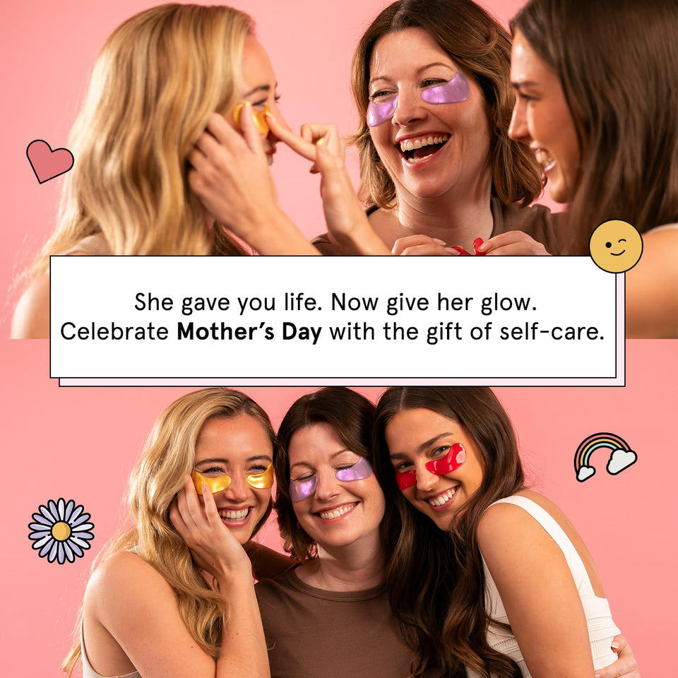 grace & stella Retinol Under Eye Patches for PLffy Eyes & Dark Circles - Restoring Gel Under Eye Masks with Hyaluronic Acid - Birthday Gifts for Women, Bachelorette Party Favors (PLrple, 24 Pairs)